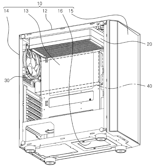 특허 제10-2446752호(케이스 내부의 오염 공기를 청정하는 컴퓨터 케이스 장착형 공기 청정 장치, 윤국영, 