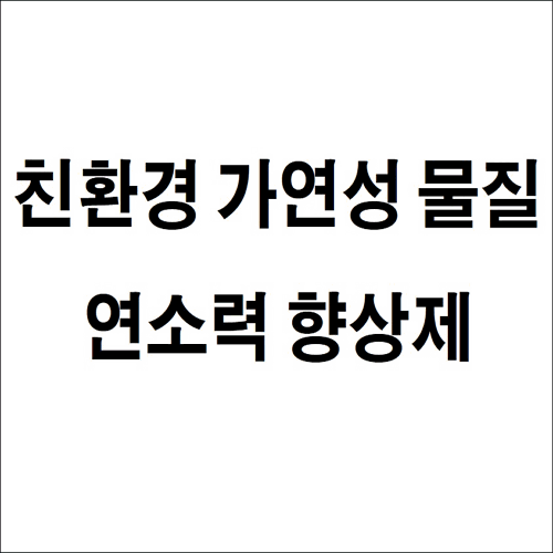 특허 제10-2188541호(친환경 가연성 물질 연소력 향상제, 주식회사 올레더)